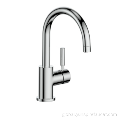 Single Handle Basin Faucet Chrome Basin Faucet Only without Pop up waste Manufactory